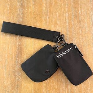 Lululemon dual pouch wristlet